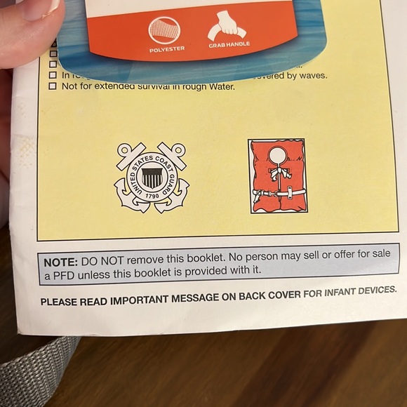 NWT Stearns Infant under 30 lbs Life Vest USCG Approved Type III Life Jacket - Picture 4 of 11